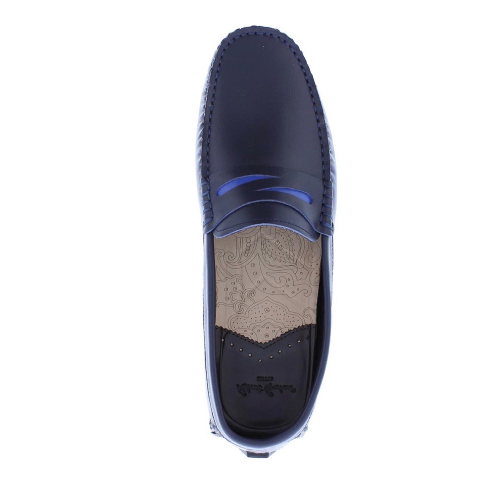 Robert Graham Loafers Bovina Slip-On Driver Shoes, Navy Men’s Size 10 New in Box