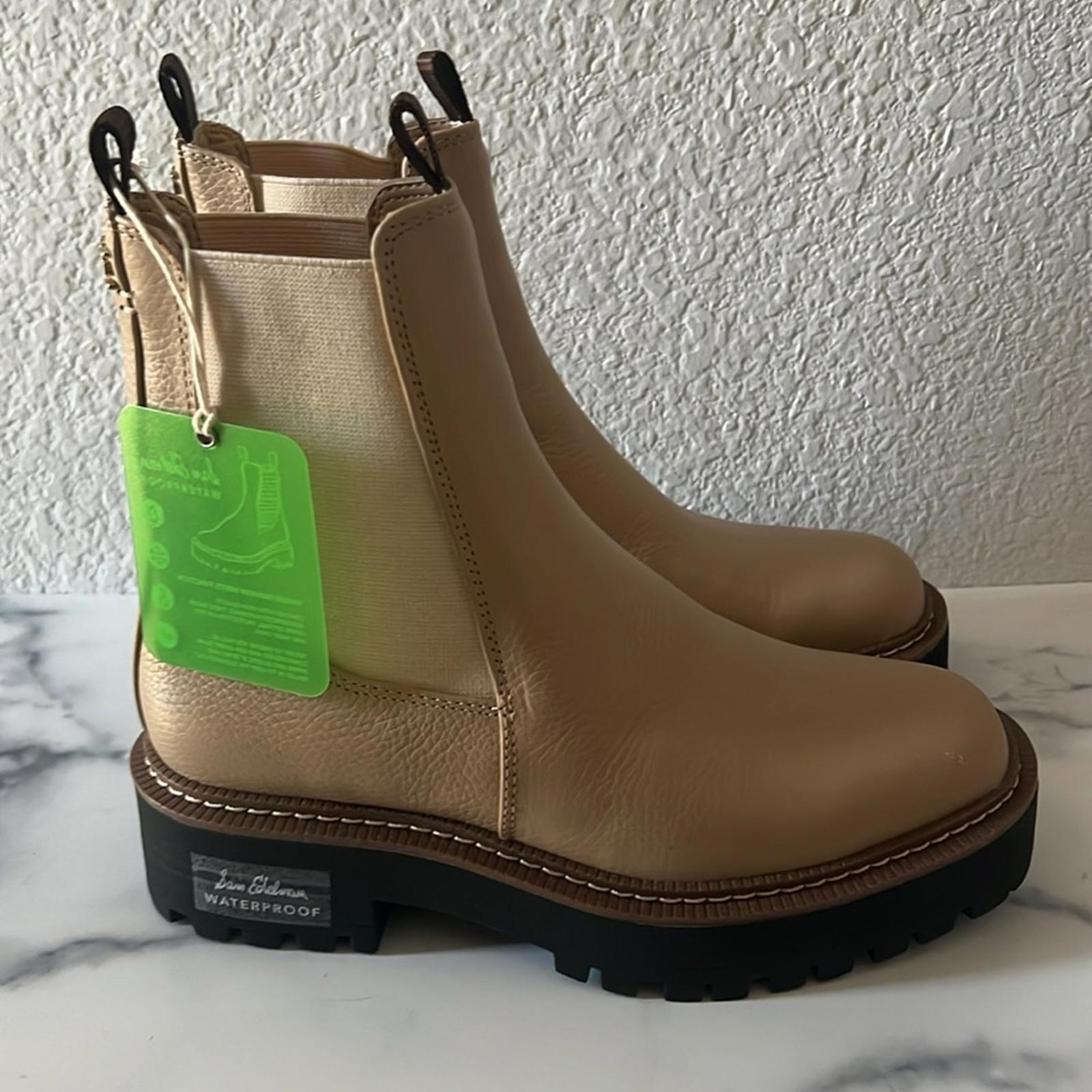 Sam Edelman Laguna Lug-Sole Leather Combat Boots Size 11, New in Box $170