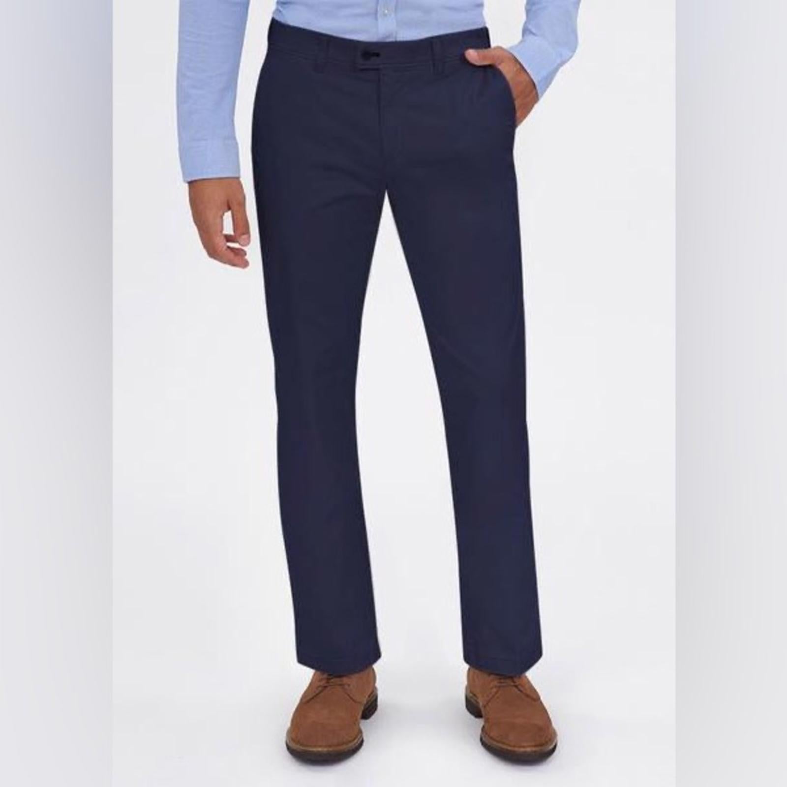 BROWN Kapok & Pima Luxury Chino Pants, Size 42/34 New w/Tag $185
