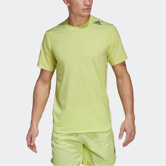 Adidas Men's Designed For Training Tee, Pulse Lime, Size XL New w/Tag