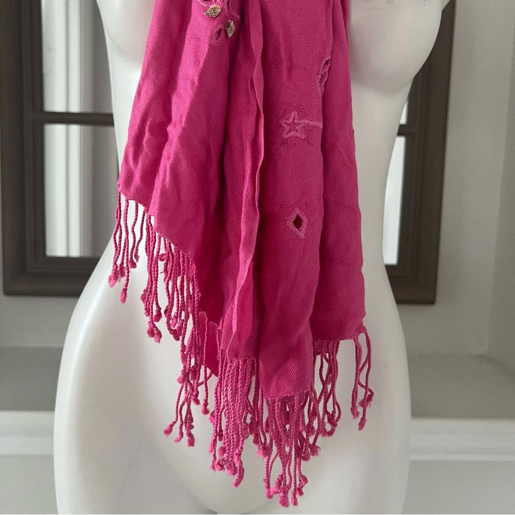 JUPI Pashmina Pink Scarf Size 70cm x 200cm