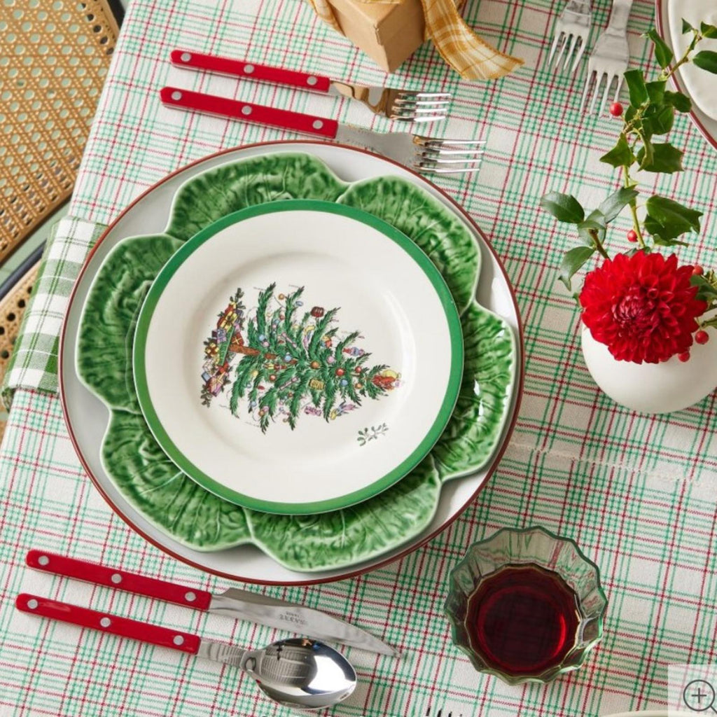 Spode Christmas Tree Dinnerware 4-Piece Plate Setting NEW in Box