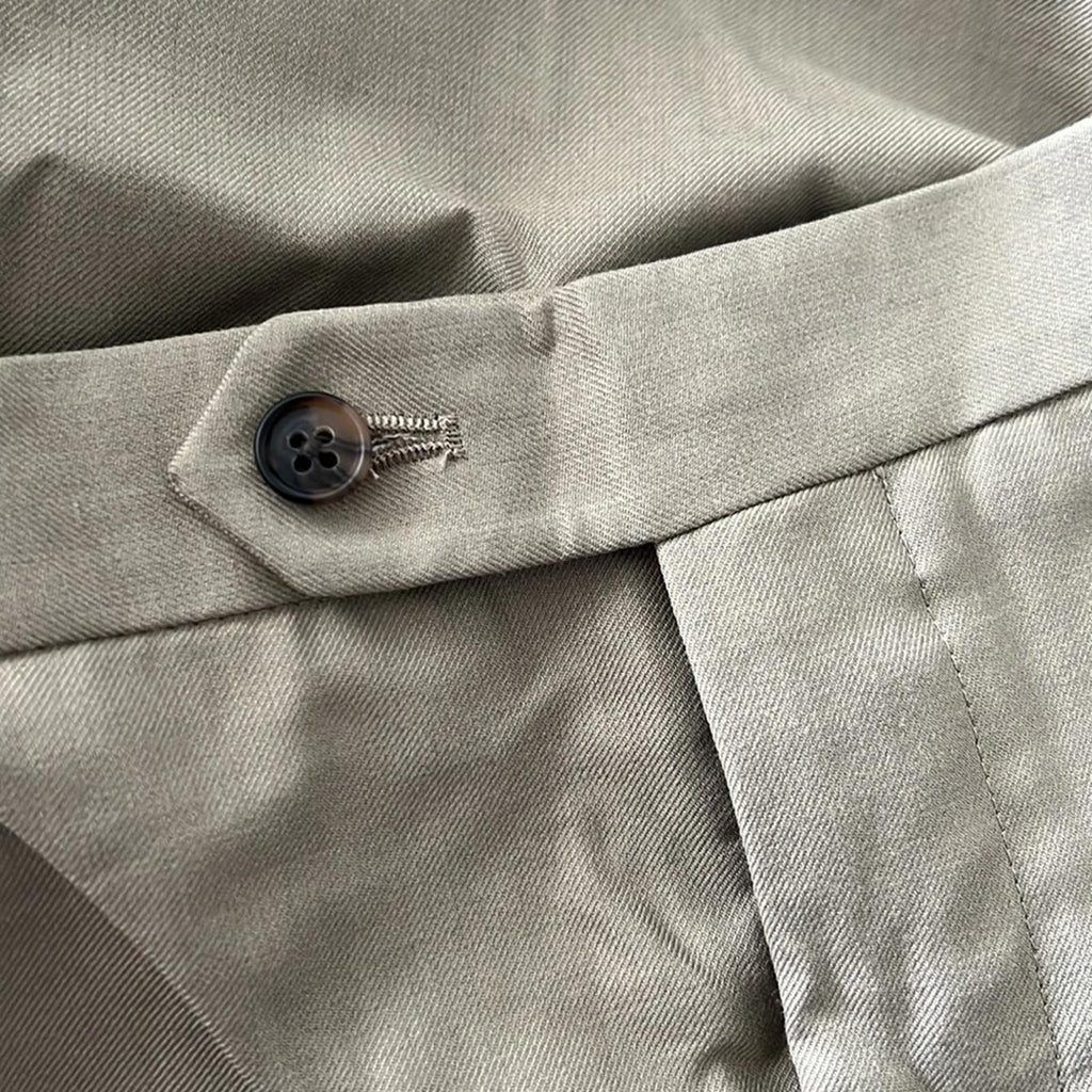 Joseph & Feiss Men's Khaki Chinos Wool-Blend, NWT, Size 40 X 30