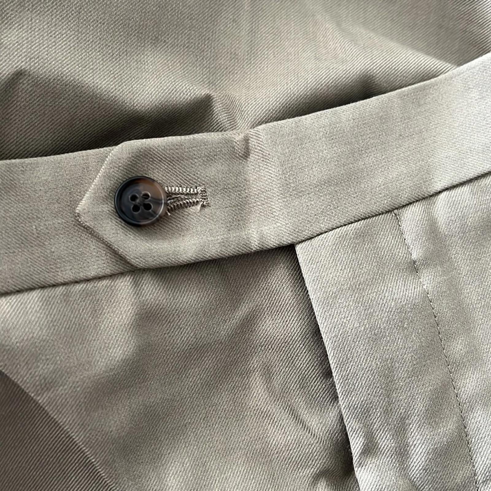 Joseph & Feiss Men's Khaki Chinos Wool-Blend, NWT, Size 40 X 30