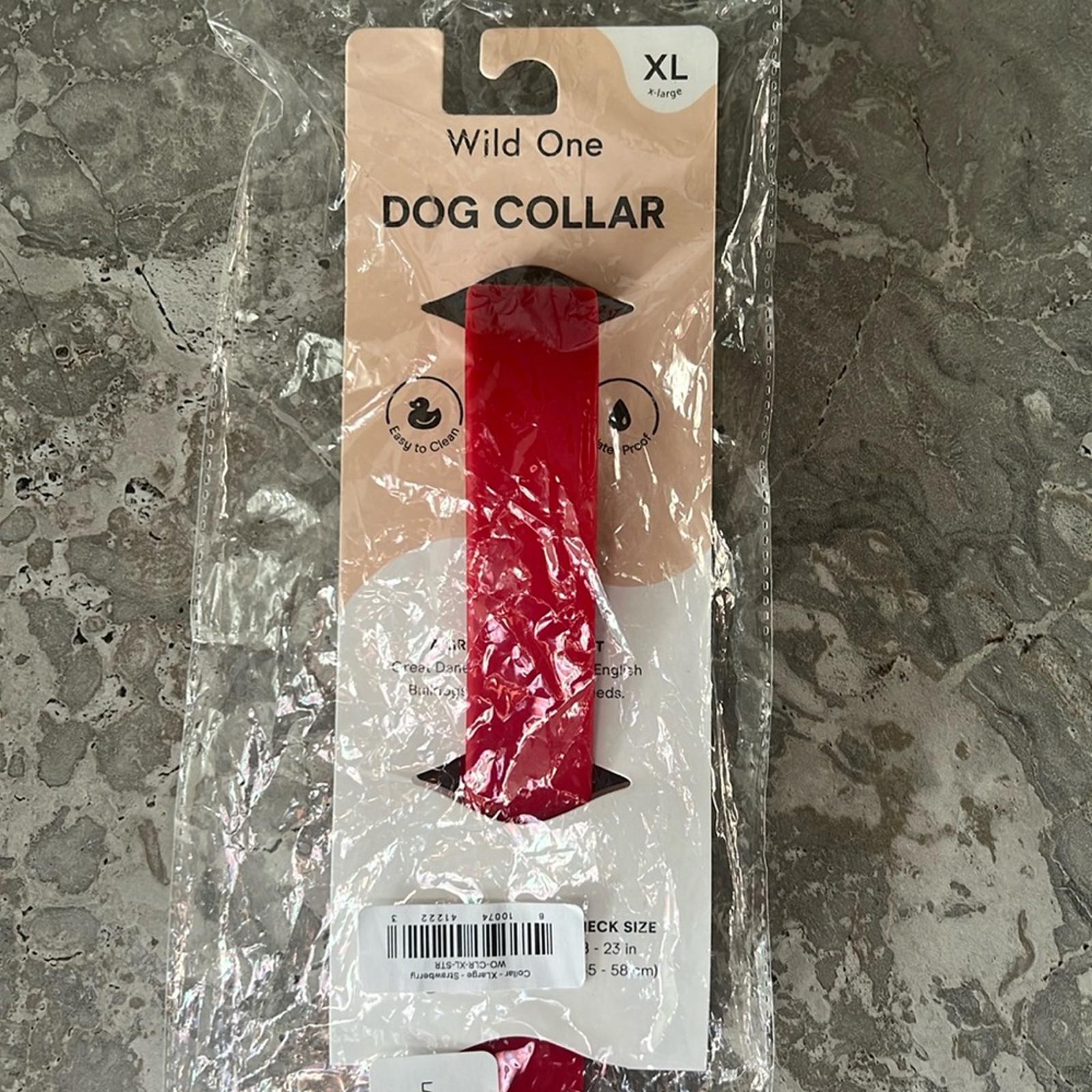 Wild One Collar Size XL - Red New w/Tag