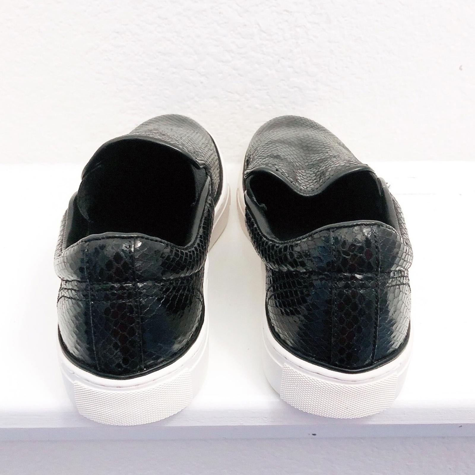 Comme des Garçon Embossed Sneakers Slip-On Shoes, Black/White Size 11 New in Box