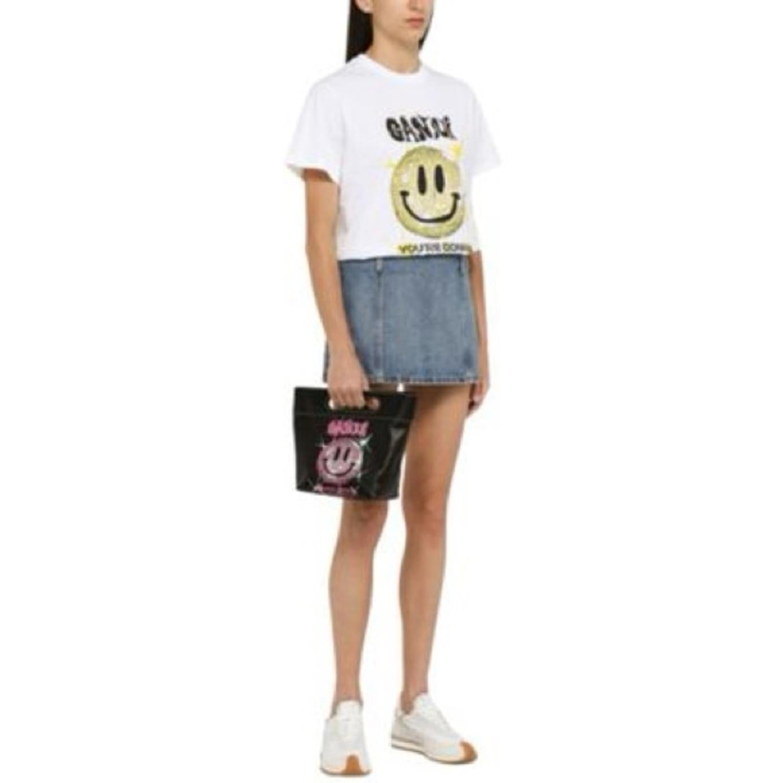 Ganni | Casual Style Street Style 2-WAY Bi-color Leather Crossbody NEW +DustBag