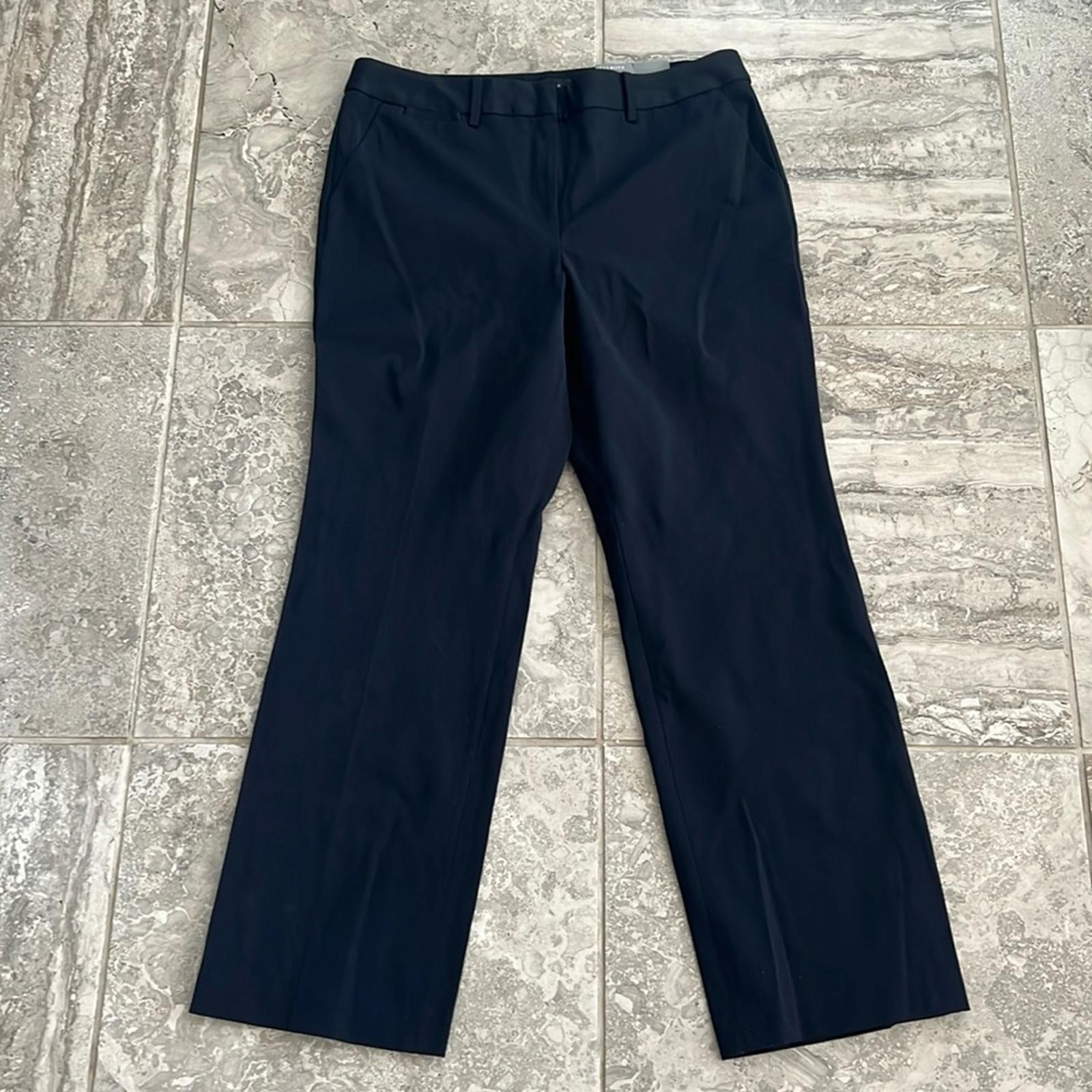 NEW Talbots Bi-Stretch Barely Boot Black Pants, Curvy Fit Size 14 New w/Tag $109