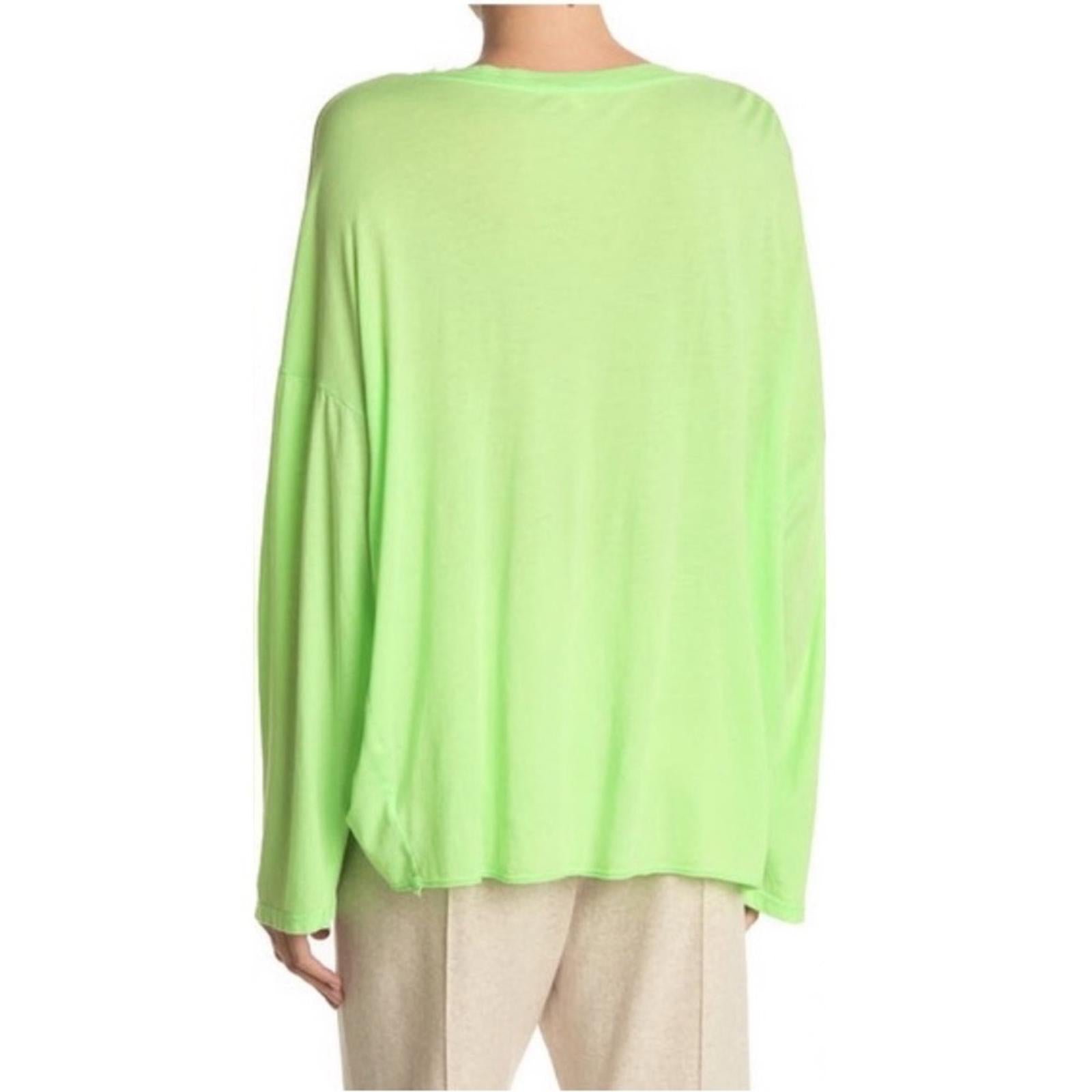 Sundry Athletic Crewneck T-Shirt in Green, Size 1/Small New w/Tag $82