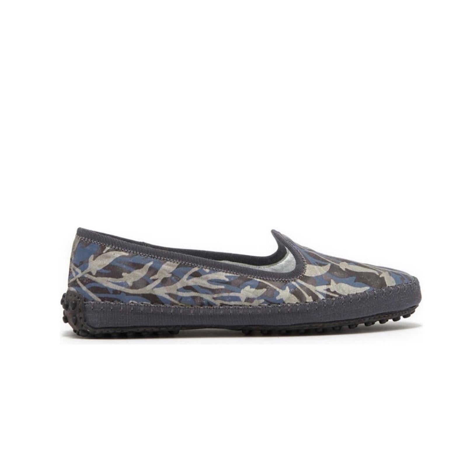 Tod’s Tess Patterned Slip-On Flats, Antracite Size EU 37.5 New in Box +DustBag