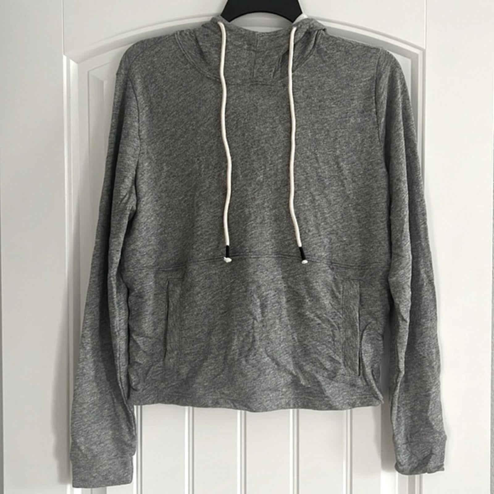NEW Marine Layer Double Knit Hoodie w/Drawstring in Grey, Size M EXCELLENT!