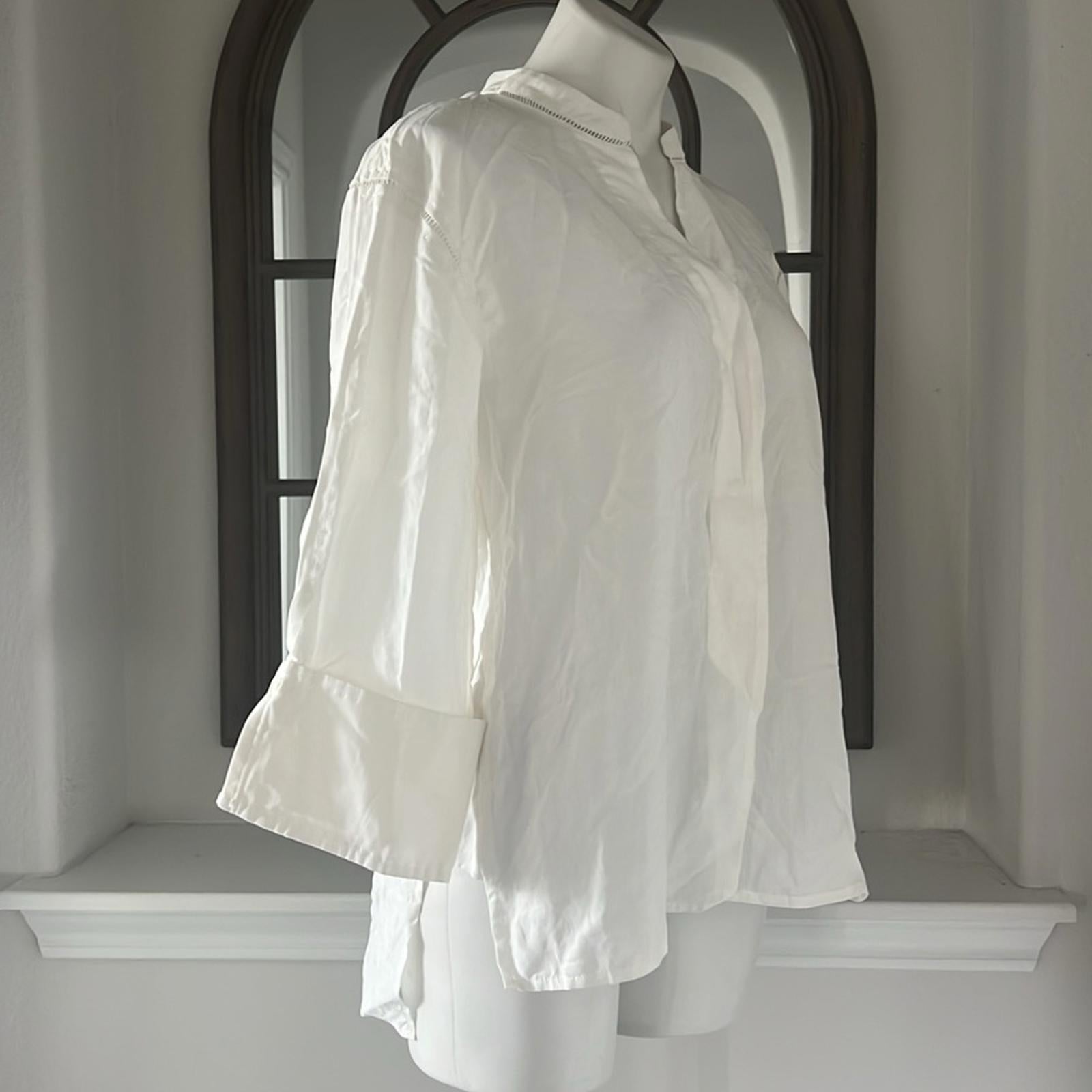 Kobi Halperin Marion Blouse in White, Size S NEW w/Tag $298