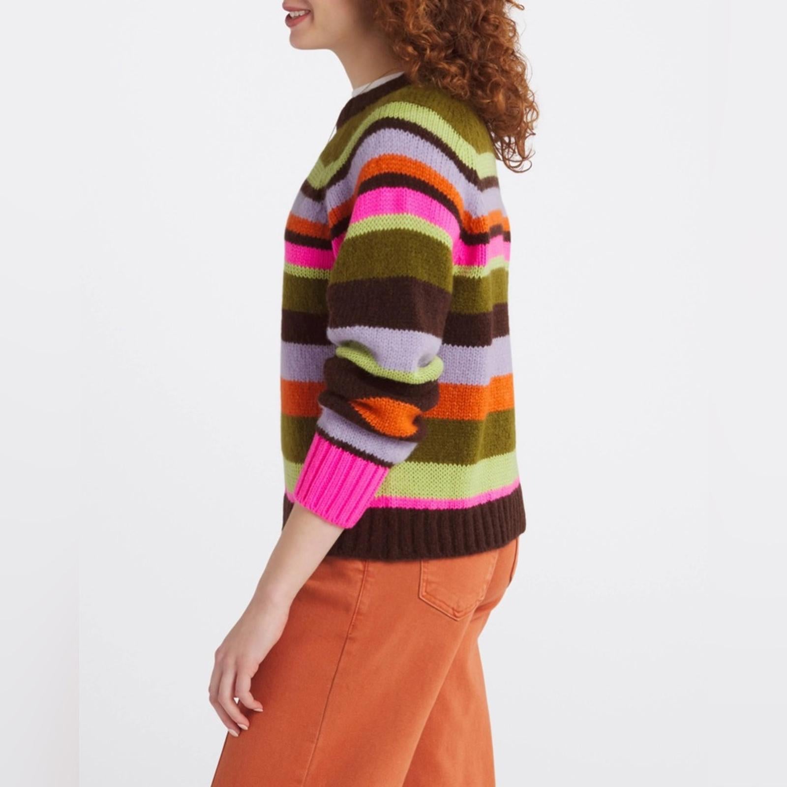 Velvet by Graham & Spencer Striped Sweater Size S, New w/Tag $288