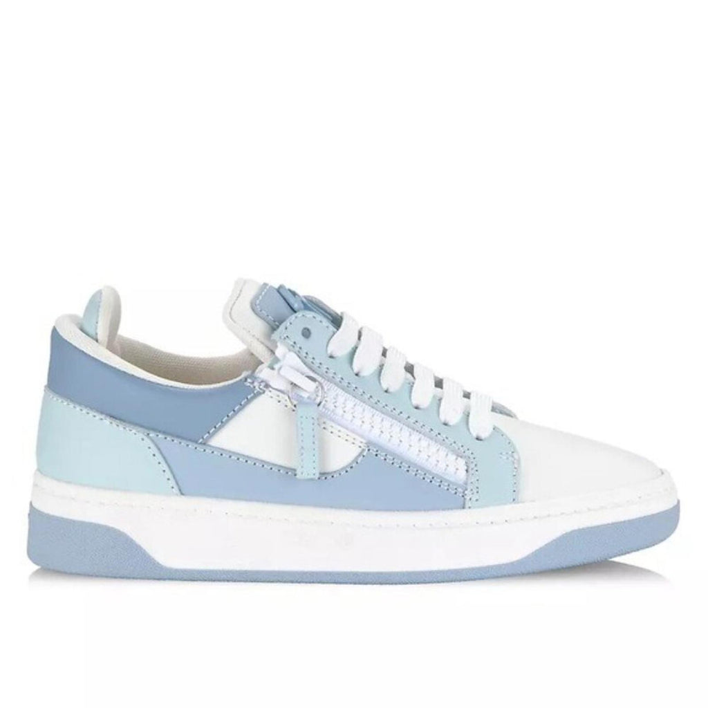 Giuseppe Zanotti Colorblock Leather Double-Zip Sneakers, Size EU 43 New SOLD OUT