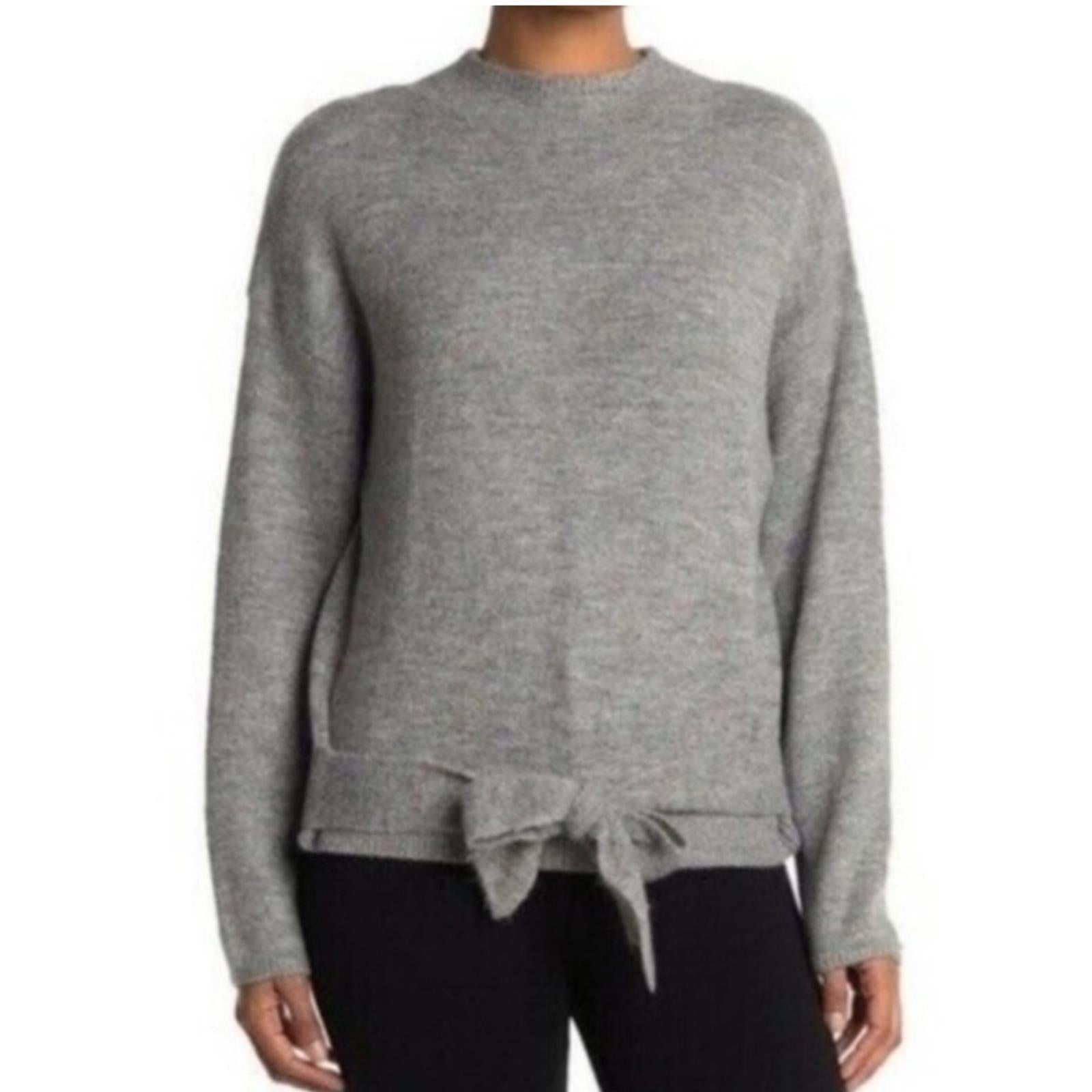 WAYF Wool-Blend Mock-neck Sweater in Light Grey, Size XS New w/Tag