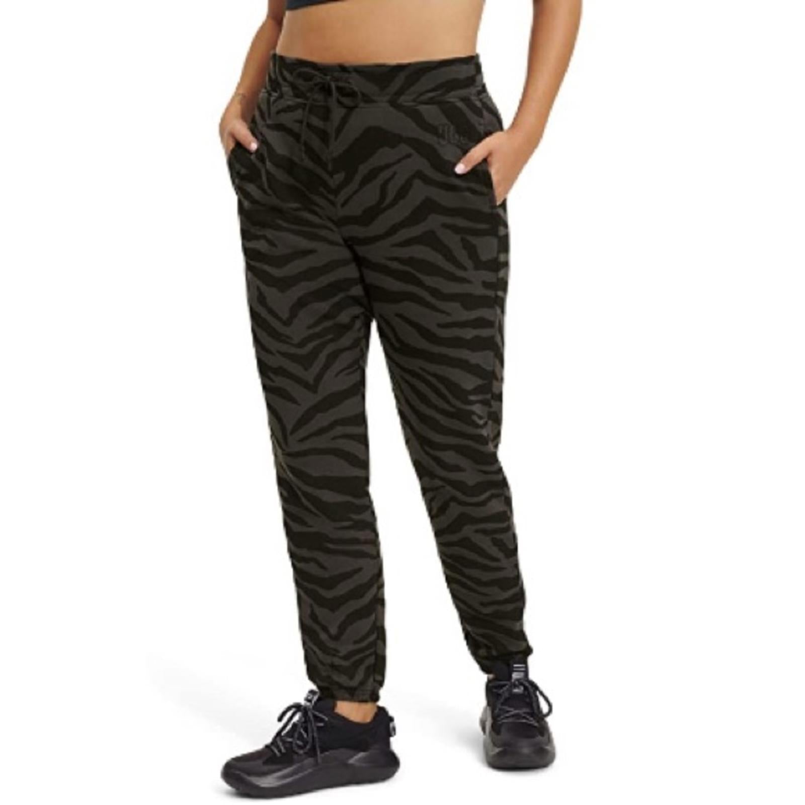 New UGG Daniella Sweatpants Zebra in Grey & Black, Size 1X New w/Tag
