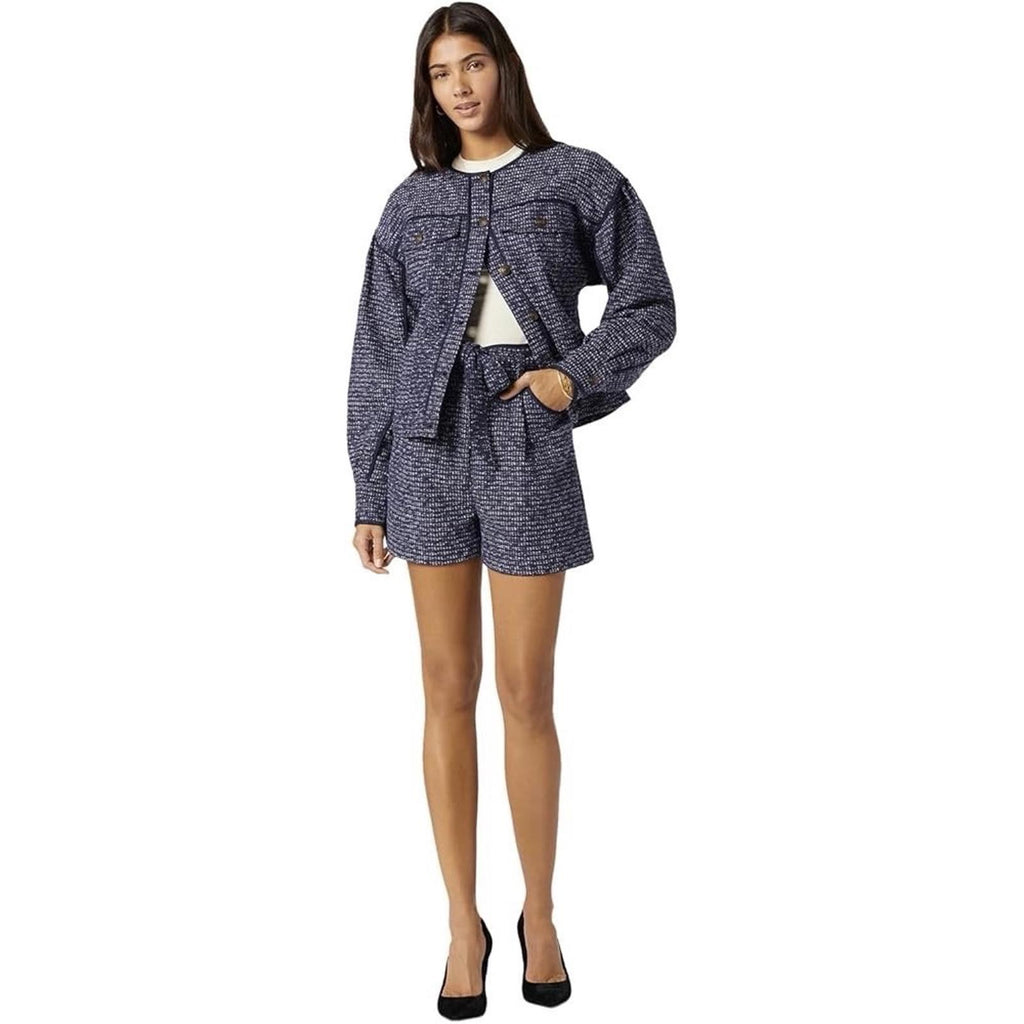 NEW Joie Malet Jacket in Midnight Navy Multi, Size 0 New w/Tag Retail $378
