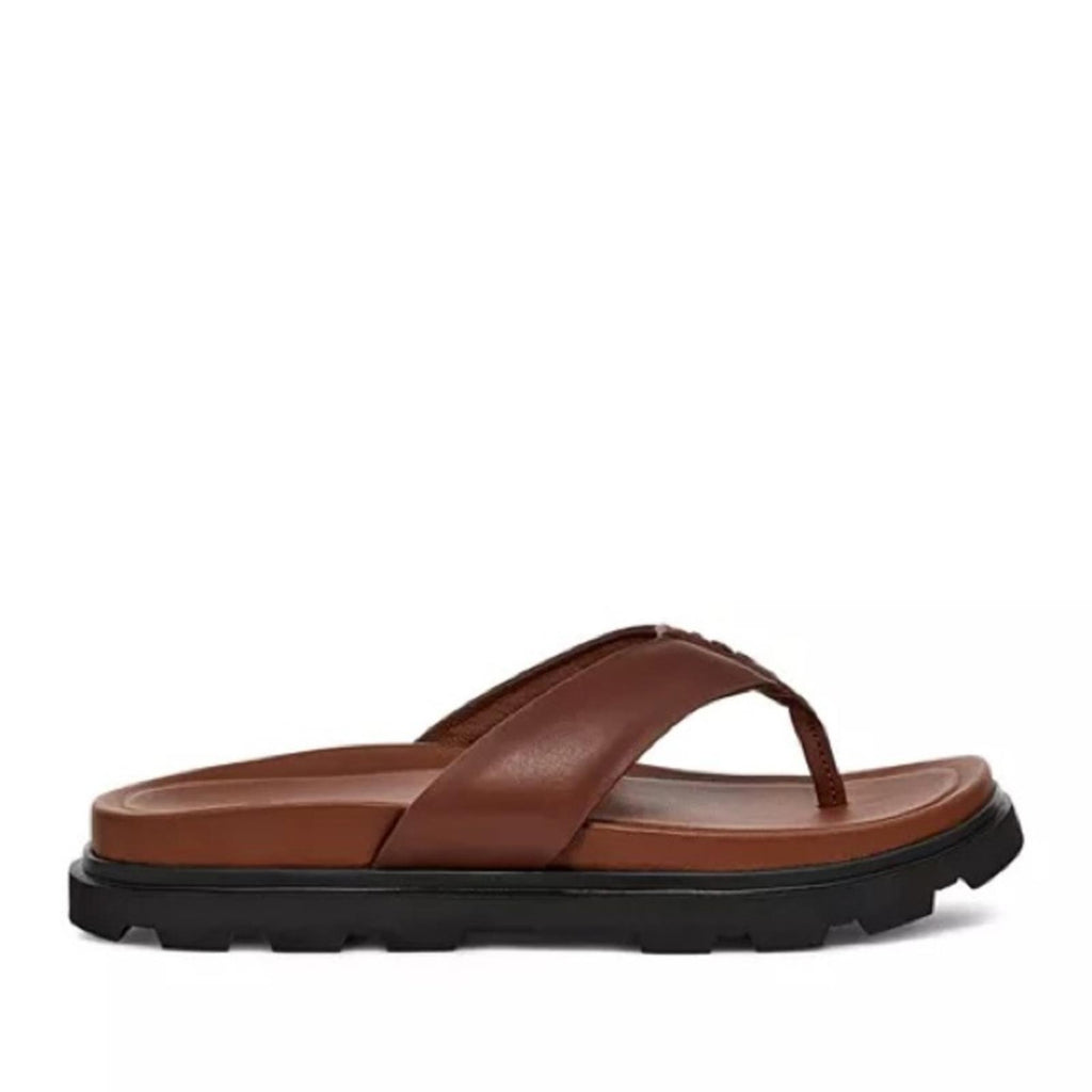 UGG Men's Capitola Flip California Sandals in Cognac Brown, NWT, Size 10