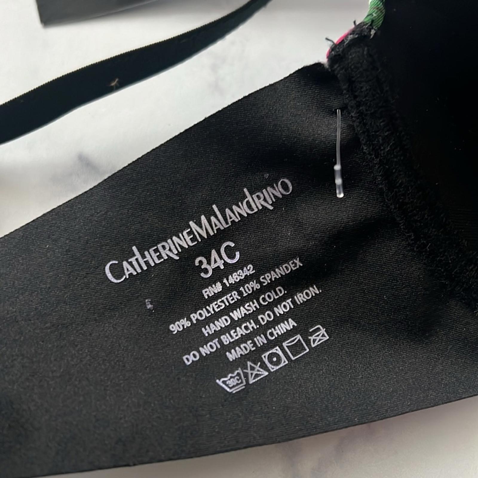 Catherine Malandrino Push Up Bra, Size 34C, Style BR3-CM045 New w/Tag Retail $48