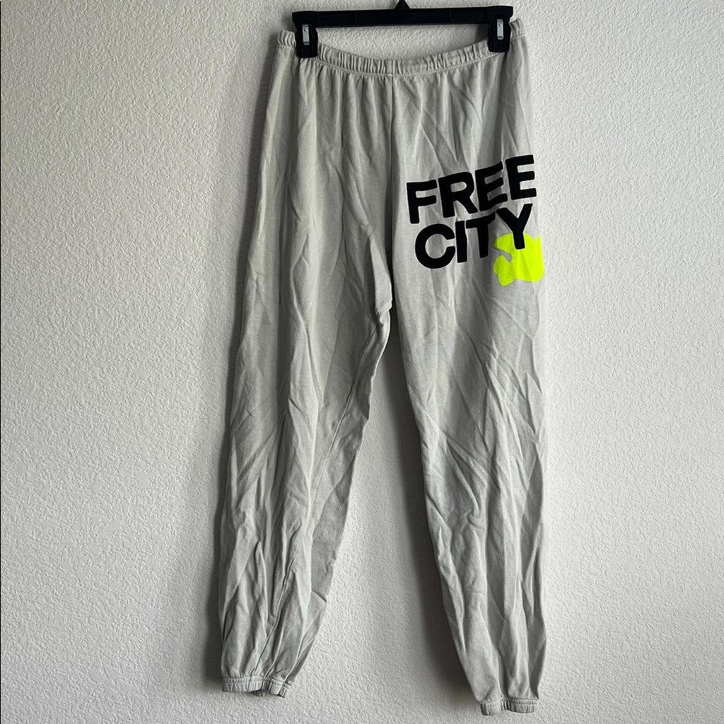 Freecity Logo Cotton Sweatpants in