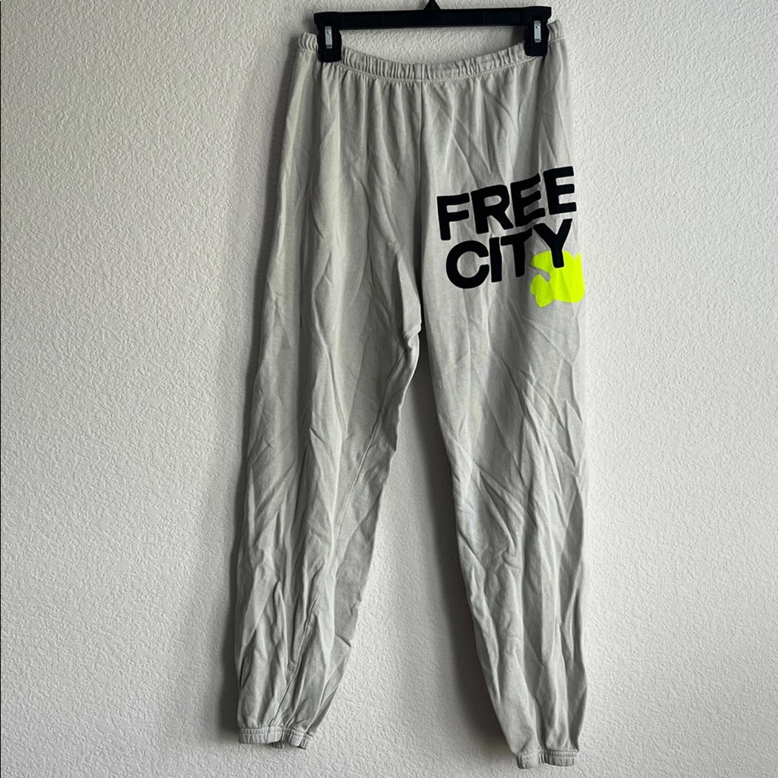 Freecity Logo Cotton Sweatpants in