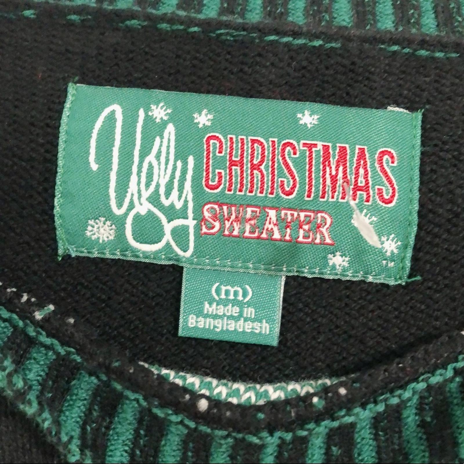 NEW Men’s Sweater “Blame it on the Holidays” Christmas Jumper Crew Neck Size M