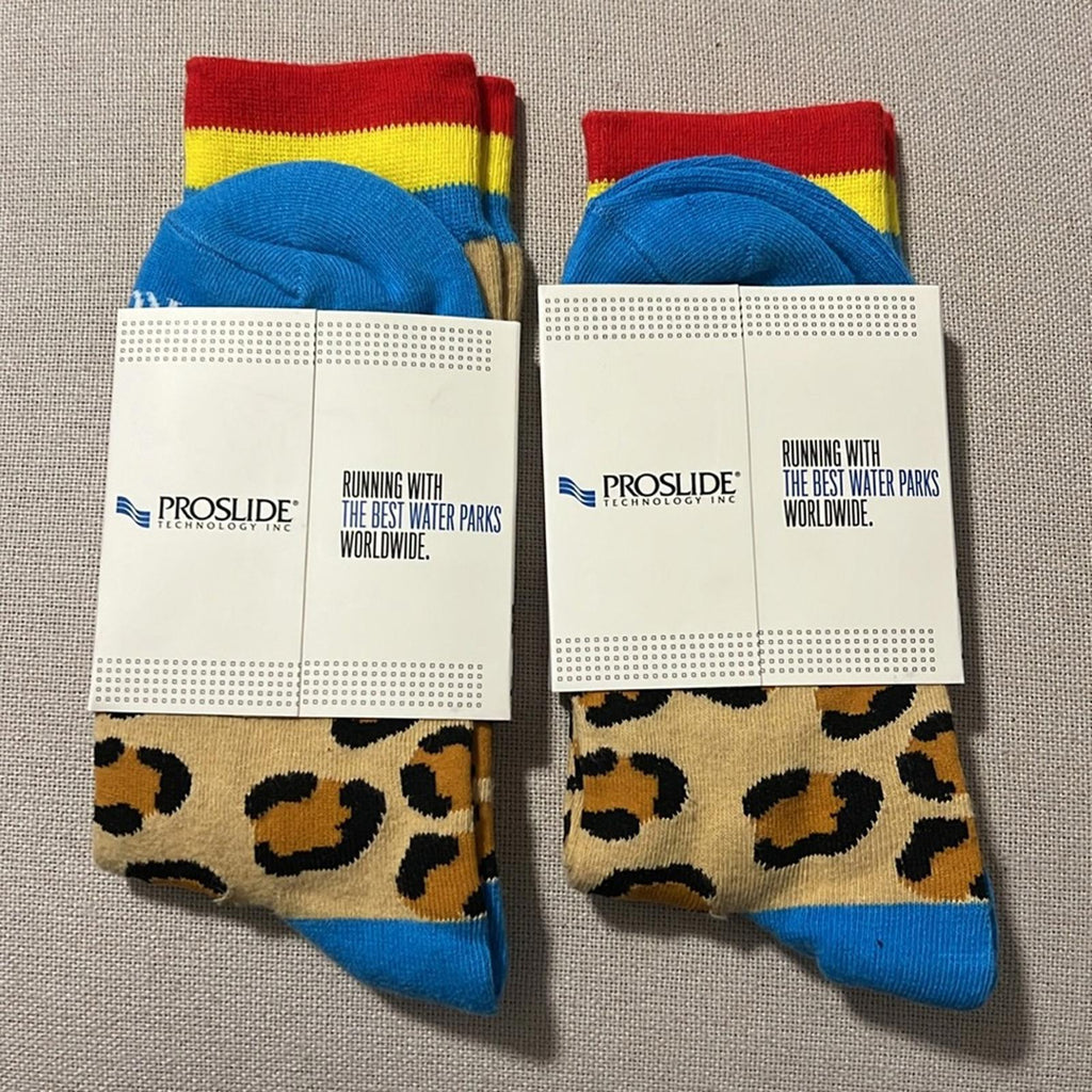 Cheetah Chase ProSlide’s Dueling RocketBLAST Socks! New w/Tag