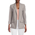Calvin Klein Infinite Stretch Open-Front Blazer in Grey, Size 6, Retail $139