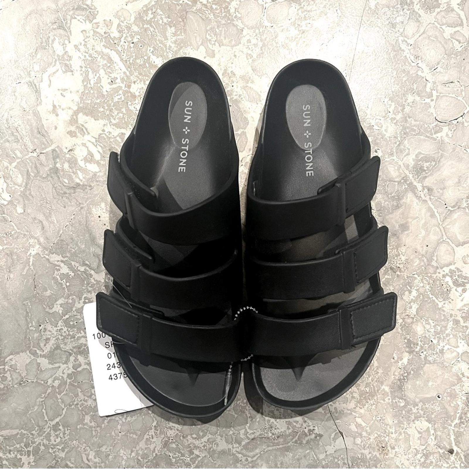Sun + Stone Adjustable Strap Comfort Bowie Slip On Slide Sandals Size 8 NWT