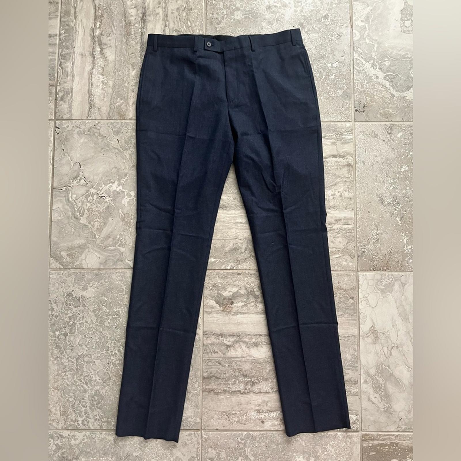 Calvin Klein Suit Separates Mabry Navy Dress Pants, Size 37 Waist, New w/Tag