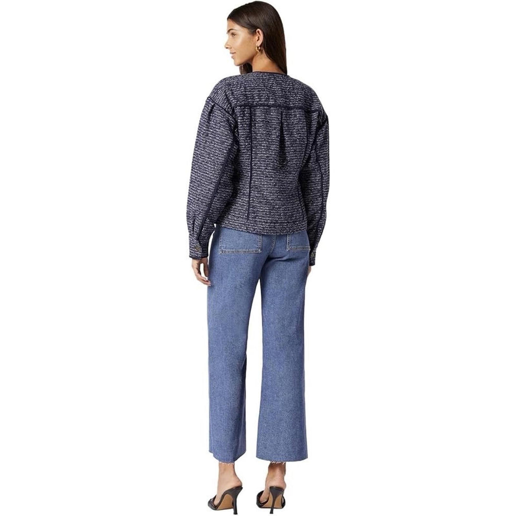 NEW Joie Malet Jacket in Midnight Navy Multi, Size 0 New w/Tag Retail $378