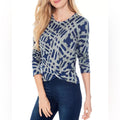 NIC+ZOE Ikat Camo Sweater, Women’s Size XL NWT