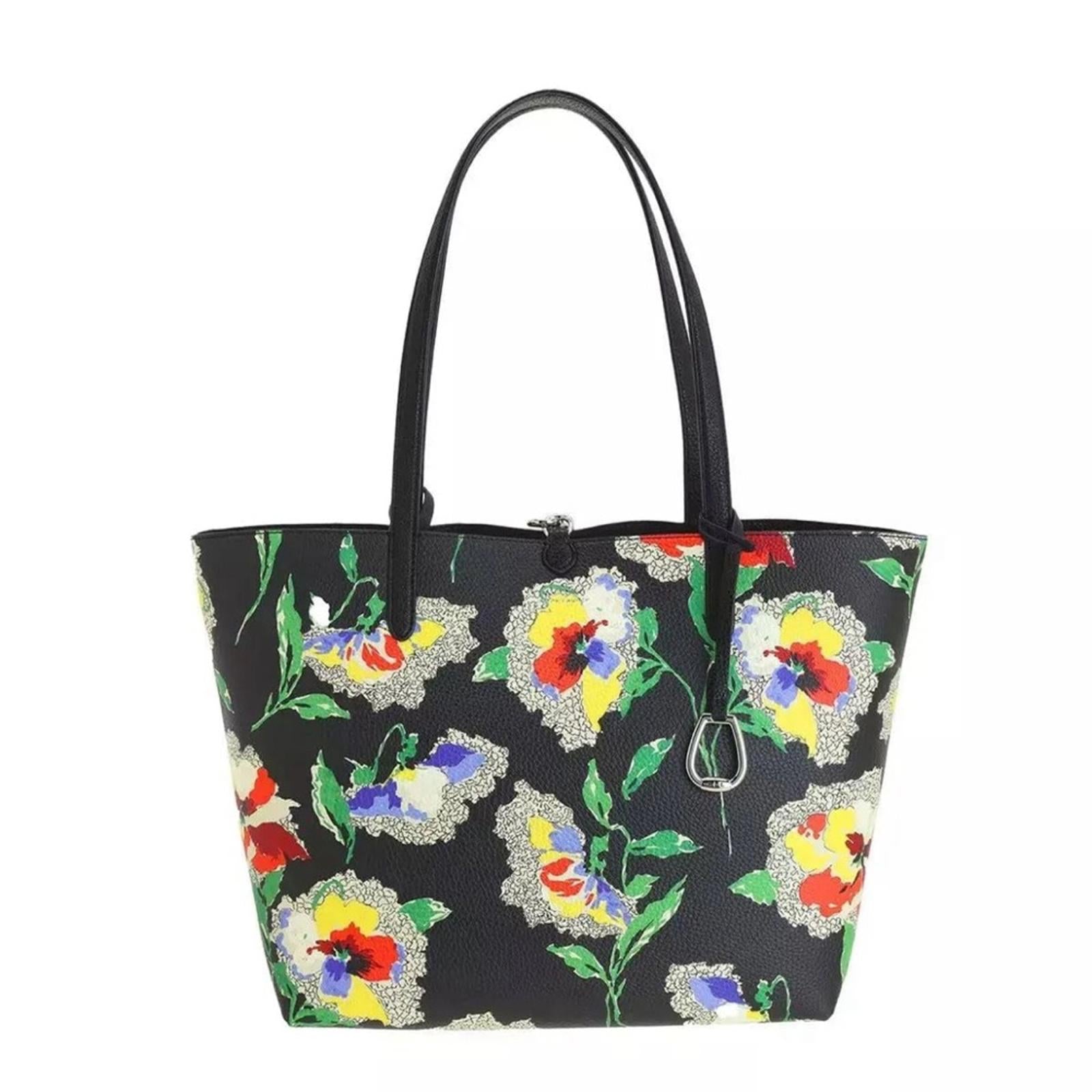 Lauren Ralph Lauren Large Reversible Tote Bag, Pouch & Handbag, NWT