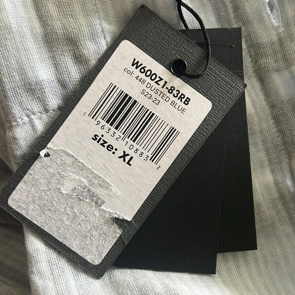 John Varvatos Neil Reversible Regular Fit Sport Shirt Dusted Blue, NWT, Size XL