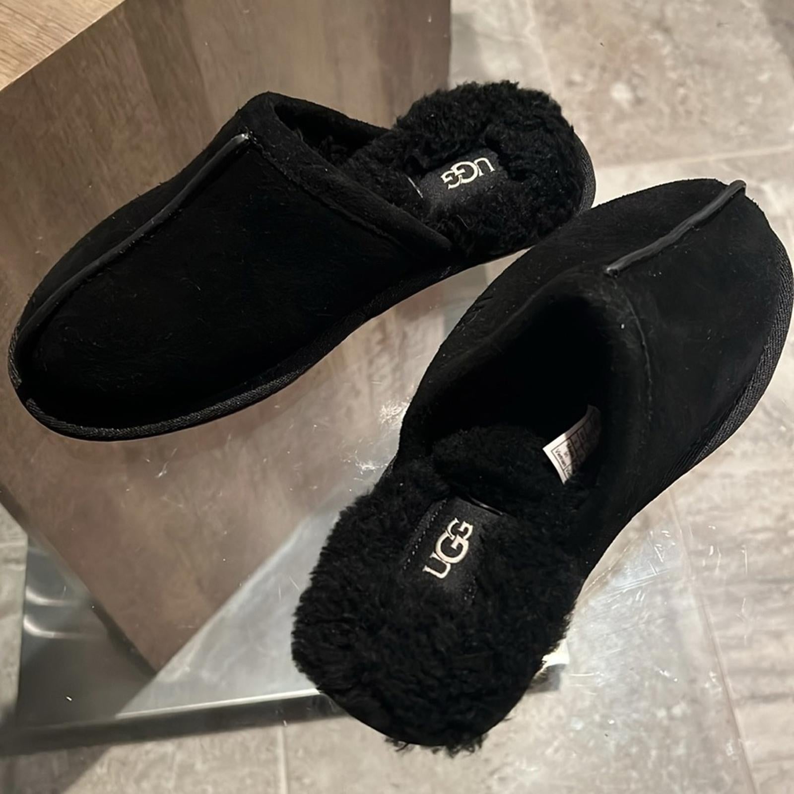 UGG Pearle UGGPlush Scuff Slipper in Black Size EU 36 | US 5 New w/o Box