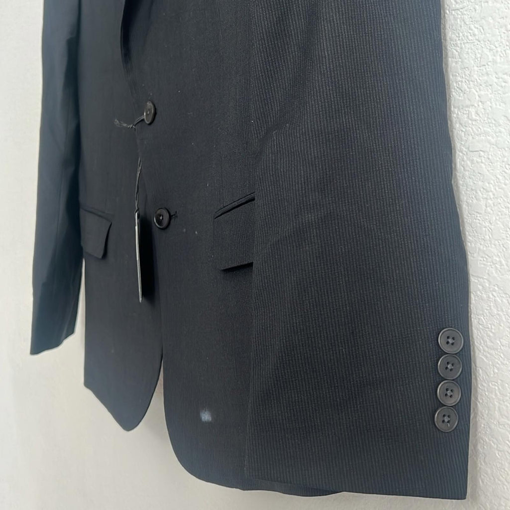 A|X Armani Exchange Wool Two-Button Blazer in Black, NWT, Size 38S