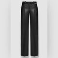 Aleksandre Akhalkatsishvili Faux Leather Pants in Black, NWT, Size XL