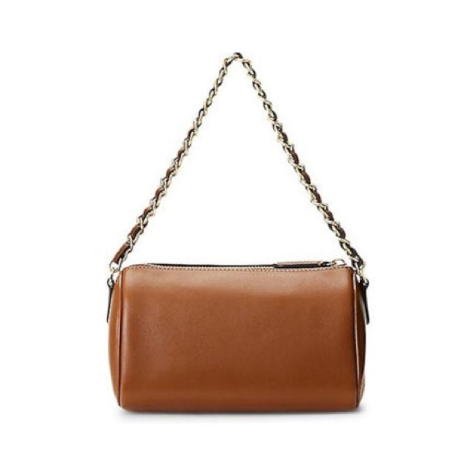 Lauren Ralph Lauren Emelia Shoulder Bag in TAN, Retail $250