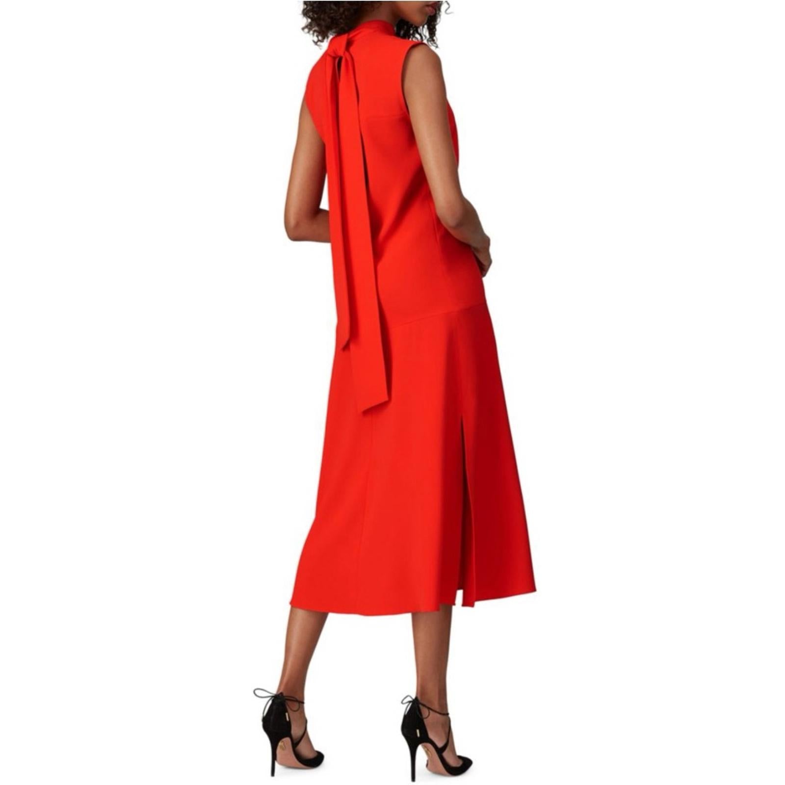 Victoria Beckham Back Tie Midi Shift Dress, Size UK 6, US 2 EXCELLENT!