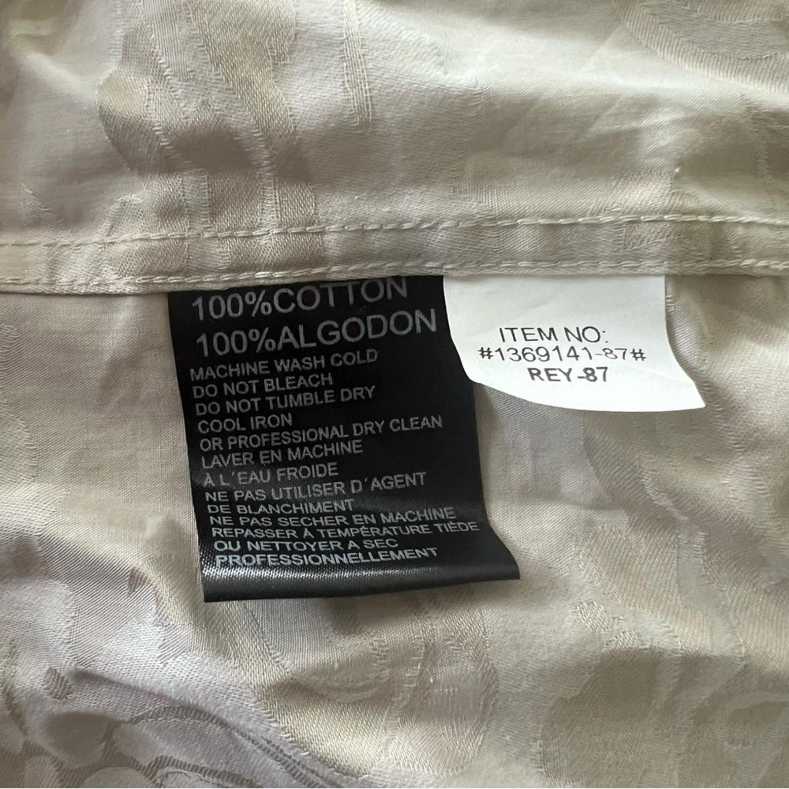 Bogosse Rey 85 BEIGE Button-Up Dress Shirt, NWT, Size 7(3X)