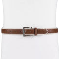 Club Room Men's 35mm Leather Overlay Belt, Size Small New with Tag