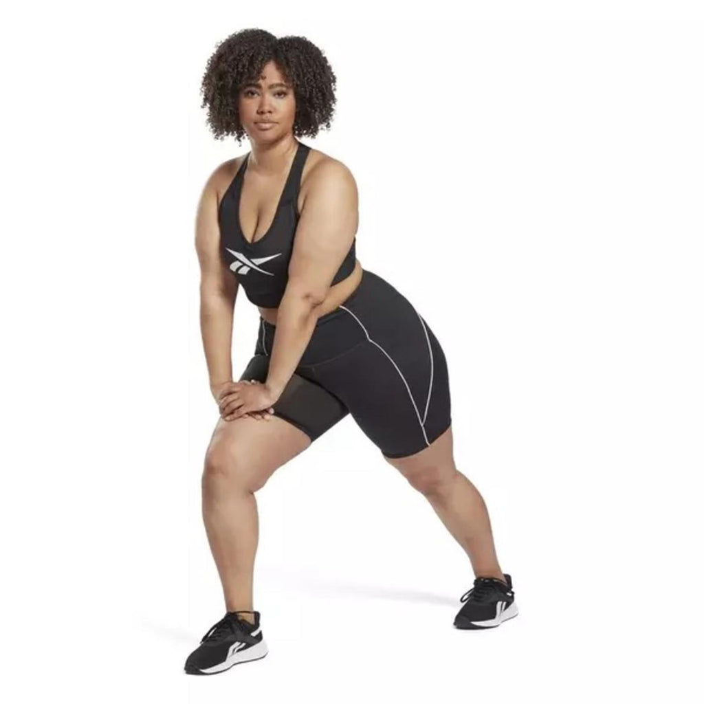 NWT Reebok Workout Ready Poly/Biker Shorts in Black, Plus Size 4X (Sold Out)