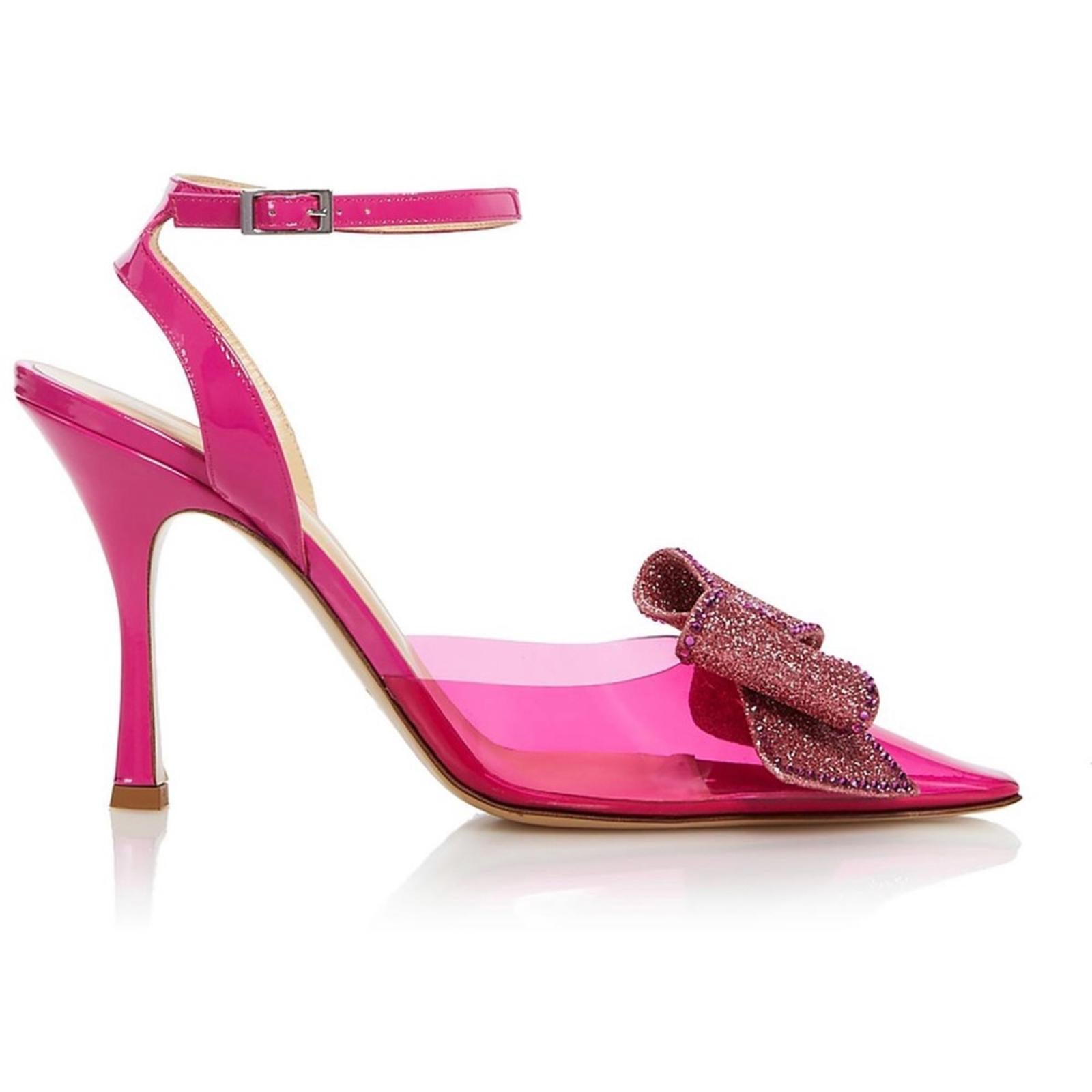 Nalebe Dimante Pumps in Pink, (Made in Italy) Size 39 New in Box Retail $730