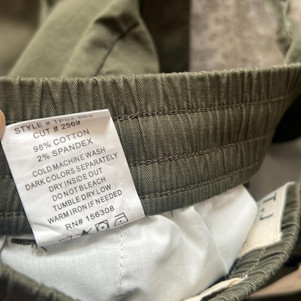 L.T.J Letter to Juliet Cargo Joggers in Olive, Size L New w/Tag