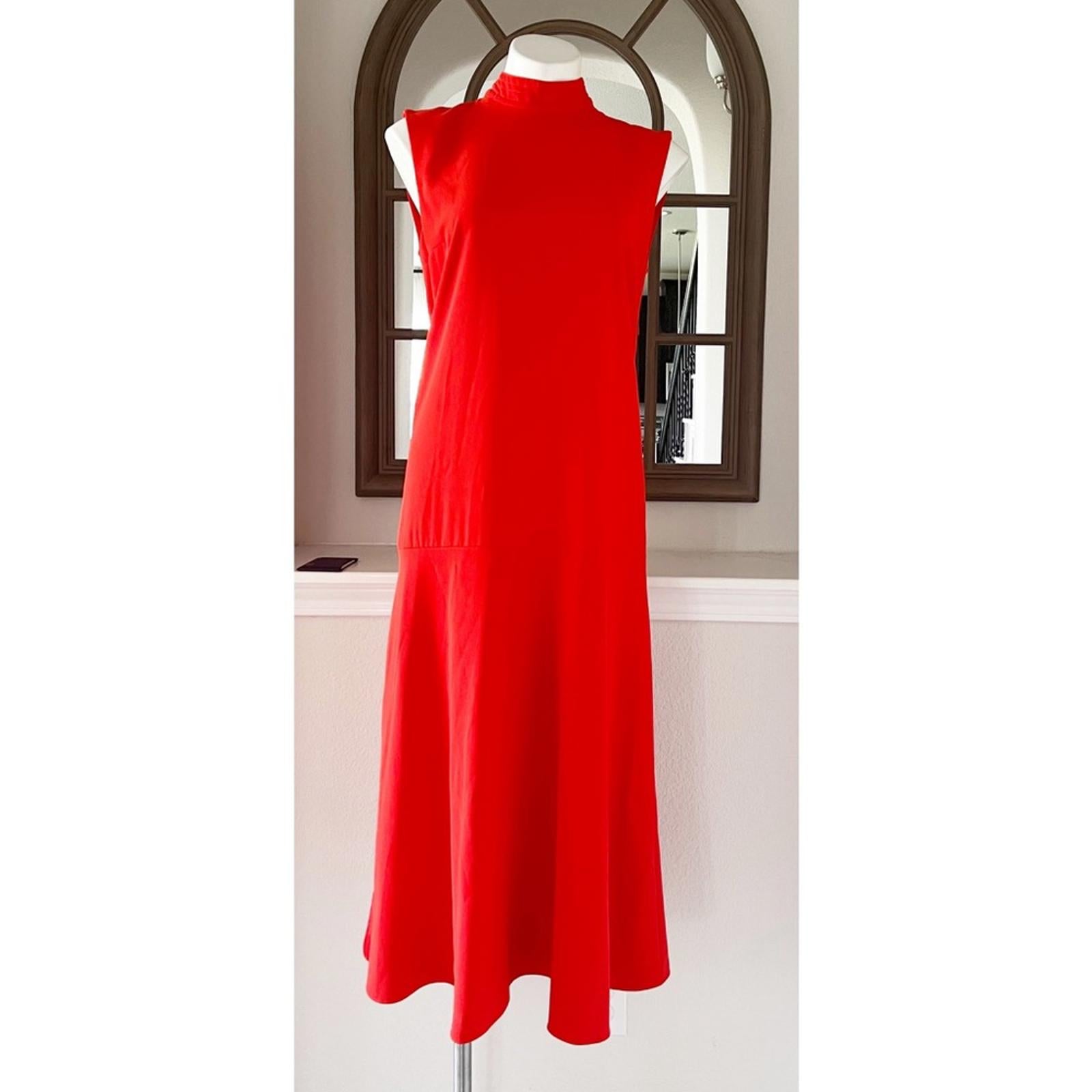 Victoria Beckham Back Tie Midi Shift Dress, Size UK 6, US 2 EXCELLENT!