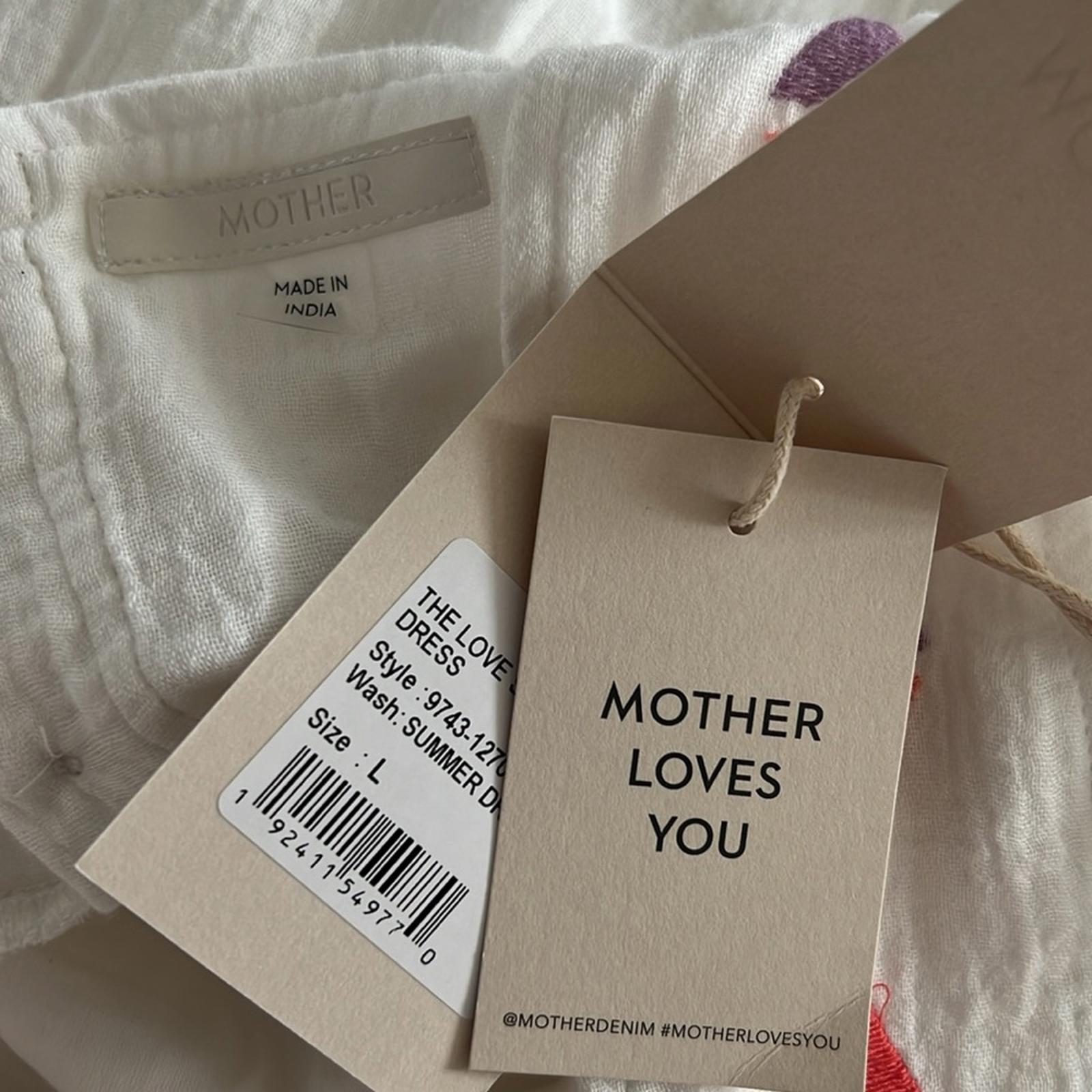 MOTHER The Love Story Summer Dreams Dress in White, NWT, Size L