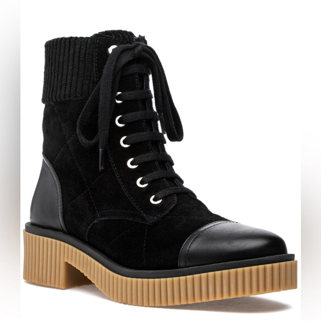 Vaneli Mage Boots in Black Suede/Leather, Size 10 New in Box $250