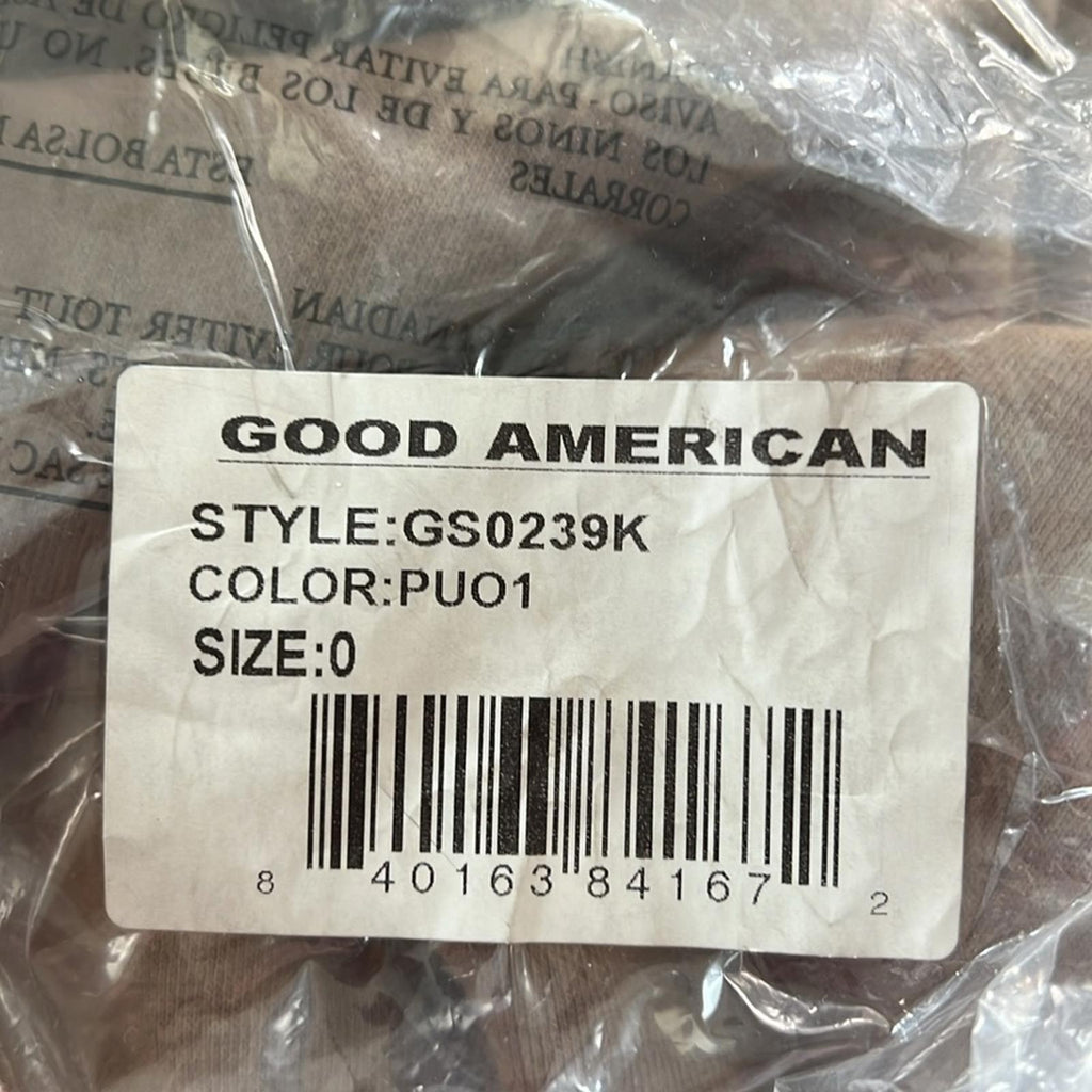 Good American Wide Leg Sweatpants in Putty, Size 0/XS New w/Tag