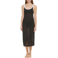 DKNY Swimwear Strappy Dress Cover-Up in Black/White Trim, Size S NEW w/Tag