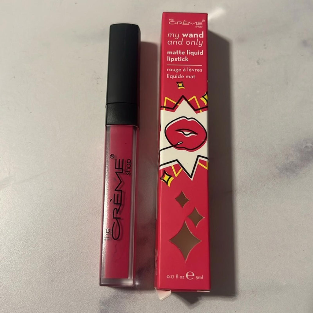 The Crème Shop My Wand & Only Matte Liquid Lipstick in Extra Sprinkle/Hot Pink